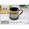 Dexsa Faith Coffee Tea Soup Ceramic Mug | Faith does not make things easy. It makes them possible. | 16 ounce Designer Mug with Inspiring Sentiment | Elegant Pottery Look